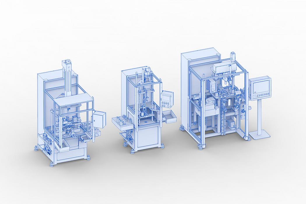 Máquinas montaje modular amortiguador / Modular Assembly Machine